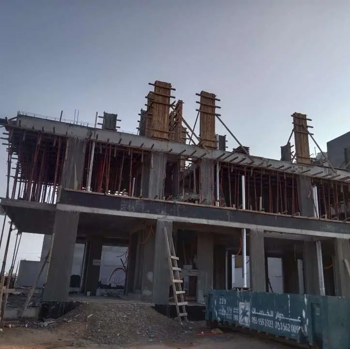 صب الأعمدة